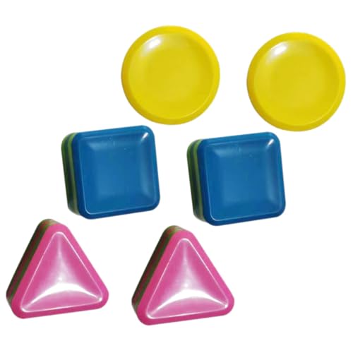 CLISPEED 6 Stck Teiliges Rhythmus Shaker aus Sicherem Buntem Kunststoff mit Dreieckigen Runden und Quadratischen Formen für Kindergarten Musikalische Früherziehung und Spielerisches CLISPEED 6 Stck Teiliges Rhythmus Shaker aus Sicherem Buntem Kunststoff mit Dreieckigen Runden und Quadratischen Formen für Kindergarten Musikalische Früherziehung und Spielerisches von CLISPEED