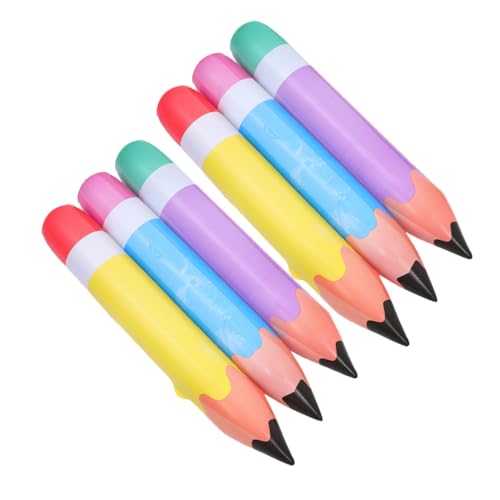 CLISPEED 6 Stück Aufblasbare Bleistiftballons Bunte PVC Dekorationen für Geburtstag Schulanfang Klassenraum Begrüßung und Abschlussfeier Leicht Aufblasbar und Wiederverwendbar CLISPEED 6 Stück Aufblasbare Bleistiftballons Bunte PVC Dekorationen für Geburtstag Schulanfang Klassenraum Begrüßung und Abschlussfeier Leicht Aufblasbar und Wiederverwendbar von CLISPEED