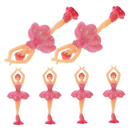 CLISPEED 6 Stück Ballerina Musikbox Figuren Tanzende Ballerina Puppen Cake Topper und Deko für Geburtstagsfeiern und Einzigartiges Design mit Ballett Inspiriertem Charme CLISPEED 6 Stück Ballerina Musikbox Figuren Tanzende Ballerina Puppen Cake Topper und Deko für Geburtstagsfeiern und Einzigartiges Design mit Ballett Inspiriertem Charme von CLISPEED