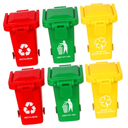 CLISPEED 6 Stück Mülleimer Mini Mülleimer Lernspielzeug Spielzeugeimer Kleiner Mülleimer Recycling Kleine Mülleimer Lern Mülleimer Kleiner Abfalleimer Abs CLISPEED 6 Stück Mülleimer Mini Mülleimer Lernspielzeug Spielzeugeimer Kleiner Mülleimer Recycling Kleine Mülleimer Lern Mülleimer Kleiner Abfalleimer Abs von CLISPEED