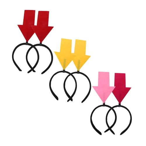 CLISPEED 6 Stück Pfeilform Haarband Fotorequisiten für Karneval Partys Festivals und Cosplay CLISPEED 6 Stück Pfeilform Haarband Fotorequisiten für Karneval Partys Festivals und Cosplay von CLISPEED