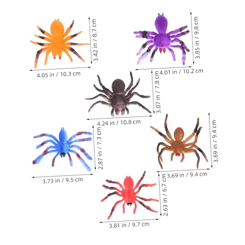 CLISPEED 6 Stück Realistische Farbwechsel Spinnen aus Resin Kleine Halloween Deko Wasseraktivierte Spielzeuge für Detailgetreue Insektenmodelle Sicher und Hautfreundlich für Party und CLISPEED 6 Stück Realistische Farbwechsel Spinnen aus Resin Kleine Halloween Deko Wasseraktivierte Spielzeuge für Detailgetreue Insektenmodelle Sicher und Hautfreundlich für Party und von CLISPEED