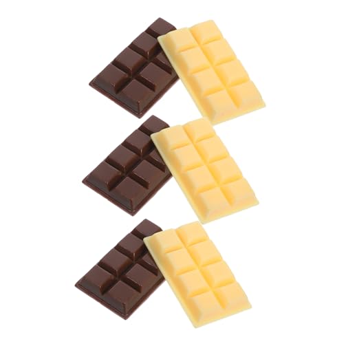 CLISPEED 6 Stück Simulierte Schokoladenornamente Schokoladendekoration Schokoladenfiguren Schokoladen-Accessoires Requisiten für Schokoriegel simuliertes Schokoladendekor Faux-Dessert Harz CLISPEED 6 Stück Simulierte Schokoladenornamente Schokoladendekoration Schokoladenfiguren Schokoladen-Accessoires Requisiten für Schokoriegel simuliertes Schokoladendekor Faux-Dessert Harz von CLISPEED