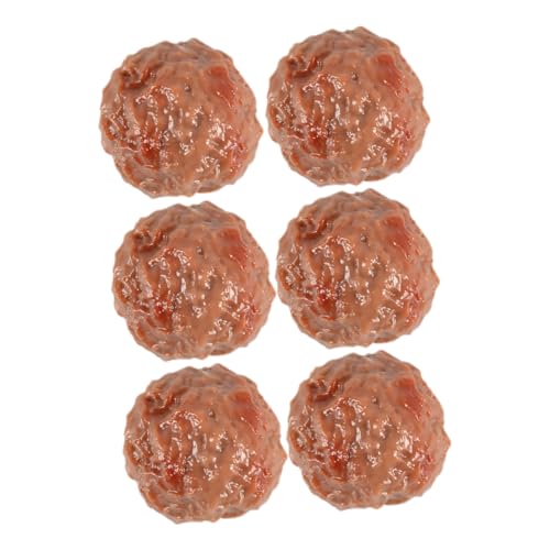 CLISPEED 6 Stück Simuliertes Rindfleischbällchen Modell Künstliche Rindfleisch Fleischbällchen Gefälschte Für Realistische Rindfleisch Dekoration Künstliches Fleisch Lebensechtes CLISPEED 6 Stück Simuliertes Rindfleischbällchen Modell Künstliche Rindfleisch Fleischbällchen Gefälschte Für Realistische Rindfleisch Dekoration Künstliches Fleisch Lebensechtes von CLISPEED