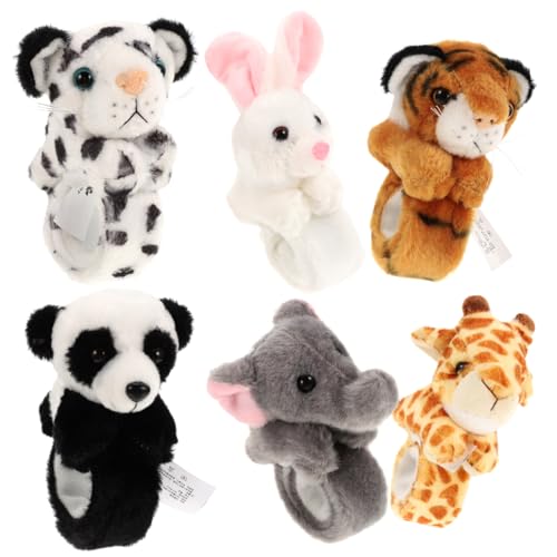 CLISPEED 6 Stück Teiliges Animal Slap Armband Tiermotive Langlebig und Leicht Kindersicherer Spaß für Dschungel Partys und Geburtstagsgeschenke Einfach Anzulegen und Robust CLISPEED 6 Stück Teiliges Animal Slap Armband Tiermotive Langlebig und Leicht Kindersicherer Spaß für Dschungel Partys und Geburtstagsgeschenke Einfach Anzulegen und Robust von CLISPEED