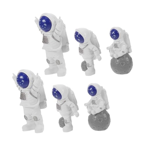 CLISPEED 6 Stück Teiliges Astronauten Figuren aus Leichtem Harz Farbenfrohe Weltraum Tortendeko für Jungen Geburtstagsfeier Wiederverwendbare Space Party Accessoires Detailreiche Raumfahrer CLISPEED 6 Stück Teiliges Astronauten Figuren aus Leichtem Harz Farbenfrohe Weltraum Tortendeko für Jungen Geburtstagsfeier Wiederverwendbare Space Party Accessoires Detailreiche Raumfahrer von CLISPEED