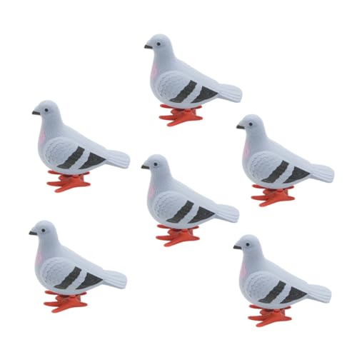 CLISPEED 6 Stück Teiliges Aufziehspielzeug Taube Lustiges Vogel Modell Niedliche Springende Tauben für Kinderzimmer Deko und Spielspaß Tragbar für Drinnen und Draußen Zufällige Farbe CLISPEED 6 Stück Teiliges Aufziehspielzeug Taube Lustiges Vogel Modell Niedliche Springende Tauben für Kinderzimmer Deko und Spielspaß Tragbar für Drinnen und Draußen Zufällige Farbe von CLISPEED