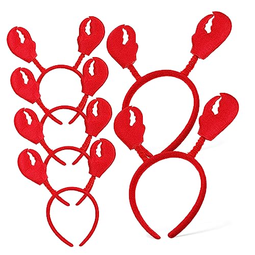 CLISPEED 6 Stück Teiliges Lobster Stirnband Lustige Krabbenkopfbedeckungen für Cosplay Seafood Buffets und Partys Bequem und Leicht für Tierkostüme und Familienfeiern CLISPEED 6 Stück Teiliges Lobster Stirnband Lustige Krabbenkopfbedeckungen für Cosplay Seafood Buffets und Partys Bequem und Leicht für Tierkostüme und Familienfeiern von CLISPEED