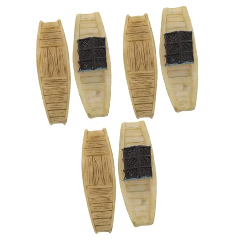 CLISPEED 6 Stück Teiliges Miniatur Boot Modell Handgefertigte Resin Fischerboote DIY Bastelset für Micro Landschaft Dekoration Kleine Boote Figuren für Bonsai Puppenhaus Büro und Zuhause CLISPEED 6 Stück Teiliges Miniatur Boot Modell Handgefertigte Resin Fischerboote DIY Bastelset für Micro Landschaft Dekoration Kleine Boote Figuren für Bonsai Puppenhaus Büro und Zuhause von CLISPEED