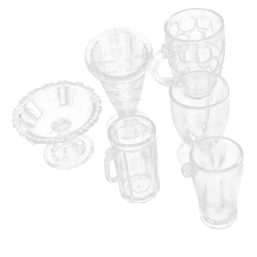 CLISPEED 6 Stück Teiliges Miniatur Küchen Geschirr aus Langlebigem Realistische Textur Geeignet für Puppenhaus Dekoration Mini Haus Deko und Spielküche Zubehör CLISPEED 6 Stück Teiliges Miniatur Küchen Geschirr aus Langlebigem Realistische Textur Geeignet für Puppenhaus Dekoration Mini Haus Deko und Spielküche Zubehör von CLISPEED