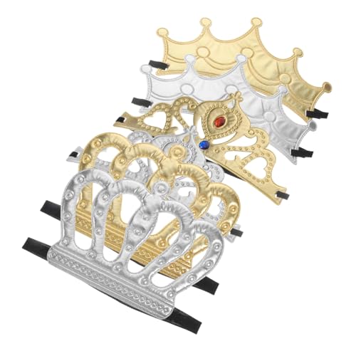 CLISPEED 6 Stück Teiliges Prinzessin Kronen für Mädchen Leichtes Diadem Haarreif Elegante Goldene Geburtstagskrone Vintage Kostüm Zubehör für Party Hochzeit und Karneval CLISPEED 6 Stück Teiliges Prinzessin Kronen für Mädchen Leichtes Diadem Haarreif Elegante Goldene Geburtstagskrone Vintage Kostüm Zubehör für Party Hochzeit und Karneval von CLISPEED