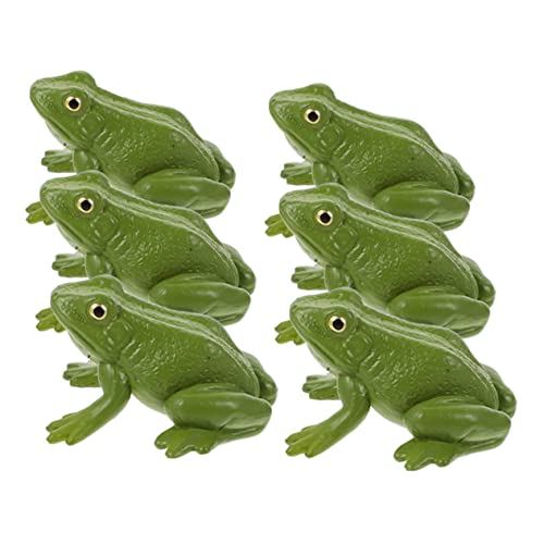 CLISPEED 6 Stück Teiliges Realistische Froschfiguren aus Robustem Kunststoff Kindgerechte Dekoration und Lebensecht Gestaltete Tiermodelle für Kinderzimmer Garten und Auto Langlebig und CLISPEED 6 Stück Teiliges Realistische Froschfiguren aus Robustem Kunststoff Kindgerechte Dekoration und Lebensecht Gestaltete Tiermodelle für Kinderzimmer Garten und Auto Langlebig und von CLISPEED