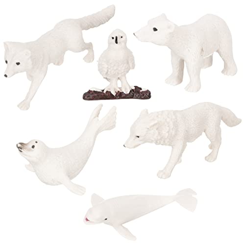 CLISPEED 6 Stück Teiliges Realistische Wildtierfiguren aus Detailreiche Miniatur Modelle für Pädagogisches Lernspielzeug und Dekoration für Drinnen und Draußen CLISPEED 6 Stück Teiliges Realistische Wildtierfiguren aus Detailreiche Miniatur Modelle für Pädagogisches Lernspielzeug und Dekoration für Drinnen und Draußen von CLISPEED