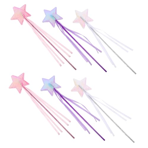 CLISPEED 6 Stück Teiliges Sternförmige Magische Stäbe für Mädchen Weiche Stoffstäbe als Cosplay Requisiten Kreatives für Geburtstagsfeier und Neujahrsparty Sicher Teilen Geeignet CLISPEED 6 Stück Teiliges Sternförmige Magische Stäbe für Mädchen Weiche Stoffstäbe als Cosplay Requisiten Kreatives für Geburtstagsfeier und Neujahrsparty Sicher Teilen Geeignet von CLISPEED