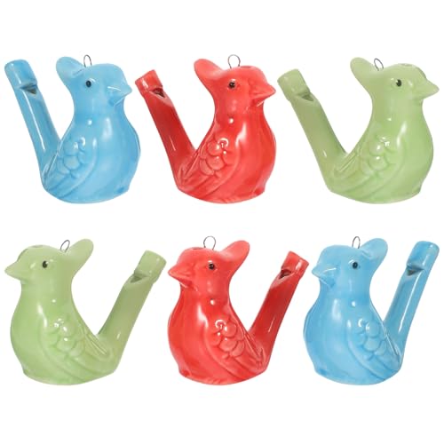 CLISPEED 6 Stück Wasser Vogelpfeifen Bunte Keramik Spielzeuge für Musikalisches Lernspielzeug für Badewanne als Partygeschenk Geburtstag Weihnachten Ostern Zufällige Farbe CLISPEED 6 Stück Wasser Vogelpfeifen Bunte Keramik Spielzeuge für Musikalisches Lernspielzeug für Badewanne als Partygeschenk Geburtstag Weihnachten Ostern Zufällige Farbe von CLISPEED