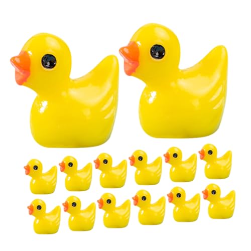CLISPEED 60 Stück Teiliges Miniatur Enten Leichtem Harz Lebensechte Mini Duck Figuren für Garten Mikro landschafts Puppenhausdekoration Vielseitig Einsetzbar als Tischdeko und von CLISPEED