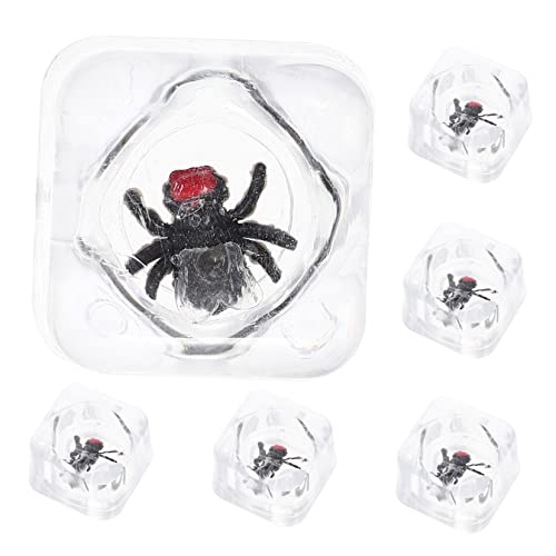 CLISPEED 6Stücke Teiliges Gruselige Eiswürfel für Realistisches Partyzubehör für Unvergessliche Scherze bei Halloween und Anderen Feiern Leicht und Tragbar CLISPEED 6Stücke Teiliges Gruselige Eiswürfel für Realistisches Partyzubehör für Unvergessliche Scherze bei Halloween und Anderen Feiern Leicht und Tragbar von CLISPEED