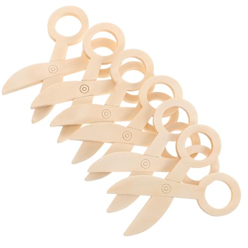 CLISPEED 6Stücke Teiliges Holzscherenspielzeug für Rollenspiele Kreativität Hand Augen Koordination Frühes Lernspielzeug für Fantasievolles und Kognitive Entwicklung CLISPEED 6Stücke Teiliges Holzscherenspielzeug für Rollenspiele Kreativität Hand Augen Koordination Frühes Lernspielzeug für Fantasievolles und Kognitive Entwicklung von CLISPEED