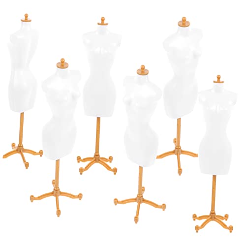 CLISPEED 6Stücke Teiliges Puppenkleider Ständer aus Stabilem für Puppenbekleidung Unterstützt Faltenfreie Ausstellen von Kleidern und Anzügen Fördert CLISPEED 6Stücke Teiliges Puppenkleider Ständer aus Stabilem für Puppenbekleidung Unterstützt Faltenfreie Ausstellen von Kleidern und Anzügen Fördert von CLISPEED