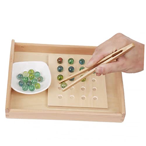 CLISPEED 7 Stück Teiliges Montessori Holz Pinzetten für Feinmotorisches Training Lernspielzeug für Mädchen und Jungen Konzentrationsfördernd Sicher für Kindergarten und Zuhause CLISPEED 7 Stück Teiliges Montessori Holz Pinzetten für Feinmotorisches Training Lernspielzeug für Mädchen und Jungen Konzentrationsfördernd Sicher für Kindergarten und Zuhause von CLISPEED