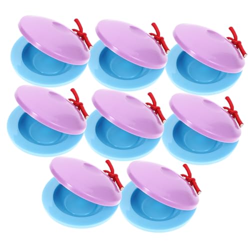 CLISPEED 8 Stck Teiliges Kunststoff Finger Kastagnetten Leichter Kindgerechtes Musikinstrument für Rhythmusförderung und Musikalische Früherziehung Farblich Sortiert Rosa und Blau CLISPEED 8 Stck Teiliges Kunststoff Finger Kastagnetten Leichter Kindgerechtes Musikinstrument für Rhythmusförderung und Musikalische Früherziehung Farblich Sortiert Rosa und Blau von CLISPEED