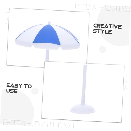 CLISPEED 8stücke Dekorativer Mini-Regenschirm Für Puppenhaus Miniatur-simulationsschirm Als Sonnenschirm Für Kuchen Terrarien-Dekoration Strandszene-Ornament Bastelmaterial CLISPEED 8stücke Dekorativer Mini-Regenschirm Für Puppenhaus Miniatur-simulationsschirm Als Sonnenschirm Für Kuchen Terrarien-Dekoration Strandszene-Ornament Bastelmaterial von CLISPEED