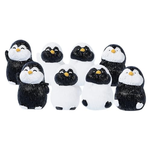 CLISPEED 8 Stück Teiliges Miniatur Pinguin aus Resin Detailreiche Micro Landscape Ornamente Lebendige Miniaturfiguren für Garten Puppenhaus Kuchen und Autodekoration CLISPEED 8 Stück Teiliges Miniatur Pinguin aus Resin Detailreiche Micro Landscape Ornamente Lebendige Miniaturfiguren für Garten Puppenhaus Kuchen und Autodekoration von CLISPEED