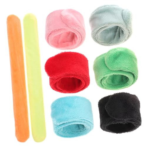 CLISPEED 8 Stück Teiliges Plüsch Schnapparmband Bunte Verstellbare Kinderarmbänder für Geburtstag Klassenzimmer Belohnung Party Mitgebsel und Lustige Geschenkideen CLISPEED 8 Stück Teiliges Plüsch Schnapparmband Bunte Verstellbare Kinderarmbänder für Geburtstag Klassenzimmer Belohnung Party Mitgebsel und Lustige Geschenkideen von CLISPEED