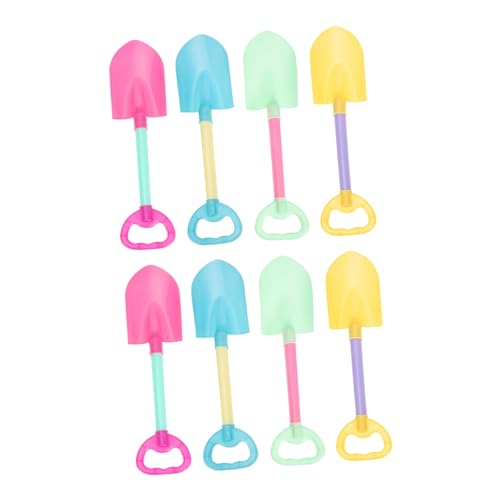 CLISPEED 8 Stück Teiliges Sandspielzeug Tragbare Bunte Sandschaufeln für Langlebige Kindgerechte Schaufeln Strand und Sandkastenzubehör für Jungen und Mädchen Fördert Zufällige Farbe von CLISPEED