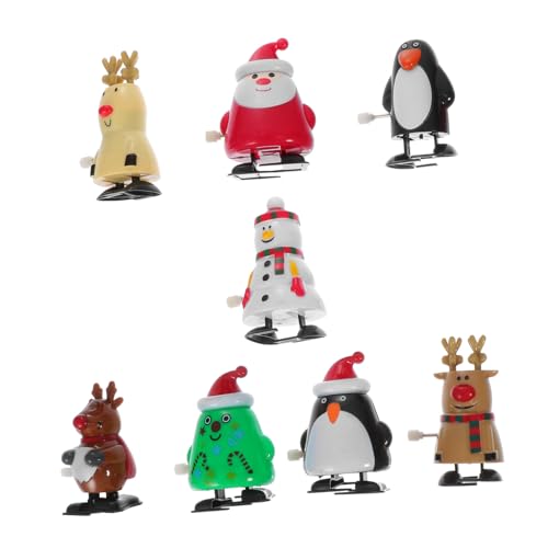 CLISPEED 8 Stück Teiliges Weihnachts Aufziehspielzeug mit Bunter Cartoon Lustiges zum Spazierengehen ohne Batterie Kreative Geschenkidee für Erwachsene Praktische Zufällige Farbe CLISPEED 8 Stück Teiliges Weihnachts Aufziehspielzeug mit Bunter Cartoon Lustiges zum Spazierengehen ohne Batterie Kreative Geschenkidee für Erwachsene Praktische Zufällige Farbe von CLISPEED