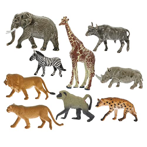 CLISPEED 9 Stück Teiliges Tierfiguren aus Detailgetreue Wildtiere Dekoration Lebensechte Miniatur Ornamente für Zuhause Büro Garten Naturgetreue Handwerkskunst CLISPEED 9 Stück Teiliges Tierfiguren aus Detailgetreue Wildtiere Dekoration Lebensechte Miniatur Ornamente für Zuhause Büro Garten Naturgetreue Handwerkskunst von CLISPEED