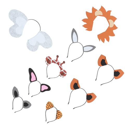CLISPEED 9 Stück Teiliges Tierohren Stirnband Niedliche Hasen Giraffenohren Thematische Haarreifen für Kinderkostüme Fasching Halloween Partys und Fotorequisiten CLISPEED 9 Stück Teiliges Tierohren Stirnband Niedliche Hasen Giraffenohren Thematische Haarreifen für Kinderkostüme Fasching Halloween Partys und Fotorequisiten von CLISPEED