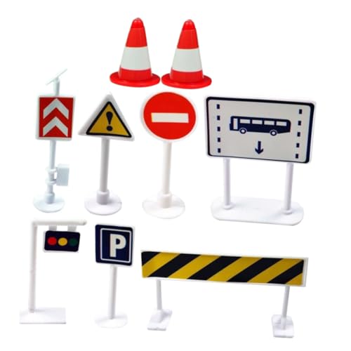 CLISPEED 9 Stück Teiliges Verkehrszeichen Spielset Verkehrssicherheitszeichen Baustelle Modellspielzeug für Jungen und Mädchen Pädagogisch Stabil Langlebig CLISPEED 9 Stück Teiliges Verkehrszeichen Spielset Verkehrssicherheitszeichen Baustelle Modellspielzeug für Jungen und Mädchen Pädagogisch Stabil Langlebig von CLISPEED