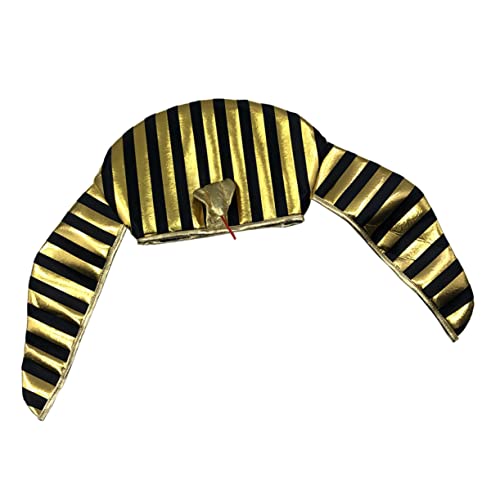 CLISPEED Ägyptische Mütze für Hut für Kostümpartys Maskerade Halloween Dekorationen Langlebiger Kopfschmuck für Festliche Anlässe für Freunde von CLISPEED