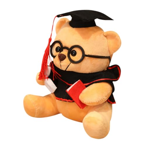 CLISPEED Abschluss Bär Plüschspielzeug Süßer Cartoon Bär mit Doktorhut zur Graduierung Weiche Füllung für Abschlussfeiern und Erinnerungen CLISPEED Abschluss Bär Plüschspielzeug Süßer Cartoon Bär mit Doktorhut zur Graduierung Weiche Füllung für Abschlussfeiern und Erinnerungen von CLISPEED