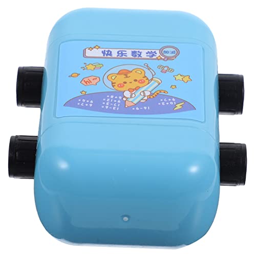 CLISPEED Additions- und Subtraktionsstempel Mathe Stempel Stempel Mathe- Mathe-Stempelwalze Name Roller digitaler Lehrstempel Mathematikpraxisstempel Plastik Blue von CLISPEED