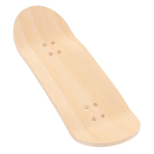 CLISPEED Ahorn Fingerboard Deck Ersatzbrett aus Robustem Ahornholz für Präzises Skateboard Fingerskateboard Zubehör für Finger Skateboard Enthusiasten und DIY Anpassung von CLISPEED