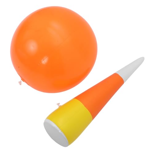 CLISPEED Aufblasbares Bowling-Set Outdoor Indoor Bowlingspiel mit Bunten und Bällen Pädagogisches Kinderspielzeug für Geburtstag Party und Gruppenspiele von CLISPEED