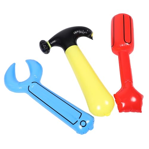CLISPEED Aufblasbares Werkzeugspielzeug Set Hammer Schraubenzieher Schraubenschlüssel Leichtes Sicheres Baustellen Party Dekorationsspielzeug Kreativität und Handwerklichen CLISPEED Aufblasbares Werkzeugspielzeug Set Hammer Schraubenzieher Schraubenschlüssel Leichtes Sicheres Baustellen Party Dekorationsspielzeug Kreativität und Handwerklichen von CLISPEED