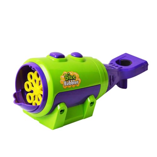 CLISPEED Automatische Bubble Machine für Fahrrad Buntes Outdoor Seifenblasenspielzeug Leicht Tragbar Sicher für Batterien Geeignet von CLISPEED