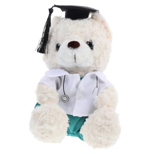 CLISPEED Bärenpuppe Absolventenbär Plüsch Mini Absolventenbär Stofftier Zum Abschluss Großes Stofftier Zum Abschluss Geschenkpuppe Zum Abschluss Pp Baumwolle von CLISPEED