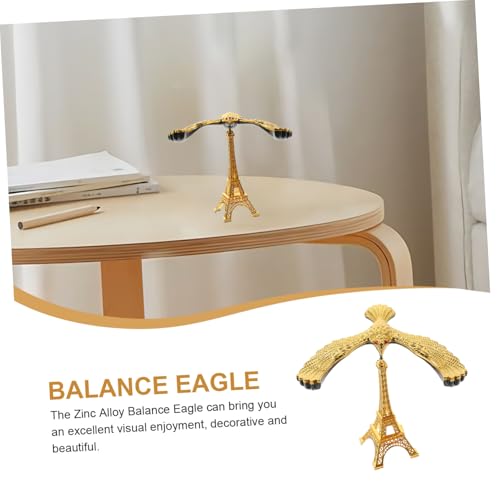 CLISPEED Balance Eagle Modell aus Stabilem Zinklegierung Künstlerische Balance Vogel Tischdekoration Kreatives Schwerkraft Ornament für Büro und Stilvolles CLISPEED Balance Eagle Modell aus Stabilem Zinklegierung Künstlerische Balance Vogel Tischdekoration Kreatives Schwerkraft Ornament für Büro und Stilvolles von CLISPEED