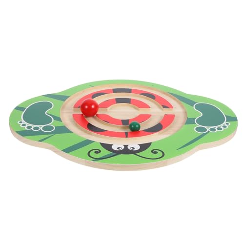 CLISPEED Balance Plate Holz Wackelbrett für Sensorisches Trainingsspielzeug Balance und Motorik Geeignet für Kleinkinder und Vorschulkinder Marienkäfer Design CLISPEED Balance Plate Holz Wackelbrett für Sensorisches Trainingsspielzeug Balance und Motorik Geeignet für Kleinkinder und Vorschulkinder Marienkäfer Design von CLISPEED