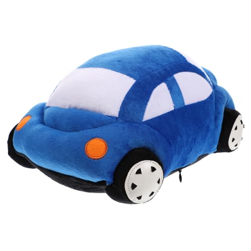 CLISPEED Blaues Plüschauto Kuschelkissen Cartoon Design Weiches PP Baumwollstoff Stofftier für Erwachsene als Dekoratives Reisekissen und CLISPEED Blaues Plüschauto Kuschelkissen Cartoon Design Weiches PP Baumwollstoff Stofftier für Erwachsene als Dekoratives Reisekissen und von CLISPEED