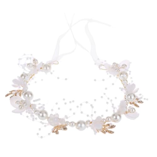 CLISPEED Blumenkranz Haarreif mit Perlen Zartes Haarschmuck Stirnband für Mädchen Braut Blumenmädchen Accessoire für Hochzeit Foto Geburtstagsfeier Langlebig und Dekorativ CLISPEED Blumenkranz Haarreif mit Perlen Zartes Haarschmuck Stirnband für Mädchen Braut Blumenmädchen Accessoire für Hochzeit Foto Geburtstagsfeier Langlebig und Dekorativ von CLISPEED