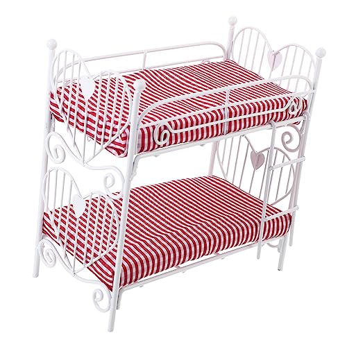 CLISPEED Bunk Bed für Kinderzimmer Dekoration Realistische Puppenhausmöbel Perfektes Zubehör für Puppenhauslandschaften CLISPEED Bunk Bed für Kinderzimmer Dekoration Realistische Puppenhausmöbel Perfektes Zubehör für Puppenhauslandschaften von CLISPEED