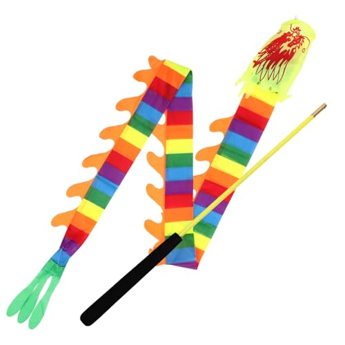 CLISPEED Bunter Chinesischer Drachentanz Streamer mit Band und Stab Leichtes Flexibles Tanzzubehör für Fitness Jonglage und Künstlerische Tanzshows Zufällige Farbe Zufällige Farbe CLISPEED Bunter Chinesischer Drachentanz Streamer mit Band und Stab Leichtes Flexibles Tanzzubehör für Fitness Jonglage und Künstlerische Tanzshows Zufällige Farbe Zufällige Farbe von CLISPEED