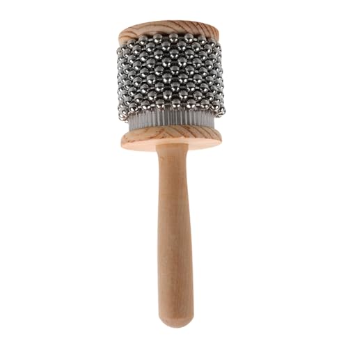 CLISPEED Cabasa Percussion Instrument aus Holz Handspielzeug für Kognitive Entwicklung und Musikalisches Lernen Sicher Klarer für Musikspielzeug und Bandunterricht von CLISPEED