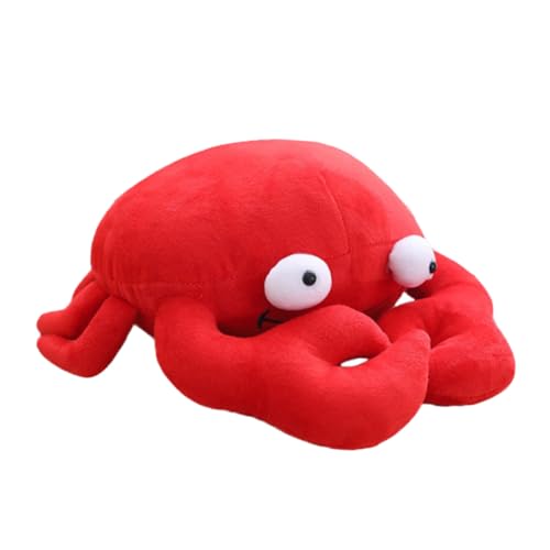 CLISPEED Cartoon Krabbe Plüschkissen Weiches Kuscheltier PP Baumwolle Rotes Stofftier als Deko und Komfortspielzeug für Zuhause Auto Büro CLISPEED Cartoon Krabbe Plüschkissen Weiches Kuscheltier PP Baumwolle Rotes Stofftier als Deko und Komfortspielzeug für Zuhause Auto Büro von CLISPEED