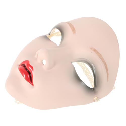 CLISPEED Chinesische Maske für Frauen Gesicht Handbemalt Traditionell Chinesisch Inspiriert Leichtes Kunststoffmaterial Komfortabel für Maskenbälle Karneval und Hanfu Kostüm CLISPEED Chinesische Maske für Frauen Gesicht Handbemalt Traditionell Chinesisch Inspiriert Leichtes Kunststoffmaterial Komfortabel für Maskenbälle Karneval und Hanfu Kostüm von CLISPEED